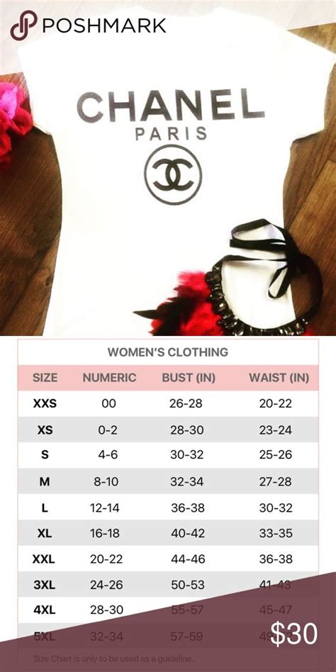 chanel clothes size guide|chanel size chart for women.